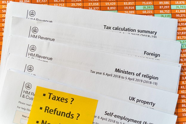 Tax calculation summary